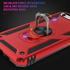 For iPhone SE 2022 / SE 2020 Shockproof TPU + PC Protective Case with 360 Degree Rotating Holder(Red) - 7