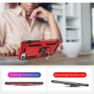 For iPhone SE 2022 / SE 2020 Shockproof TPU + PC Protective Case with 360 Degree Rotating Holder(Red) - 8