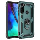 For Motorola Moto G Stylus Shockproof TPU + PC Protective Case with 360 Degree Rotating Holder(Green) - 1