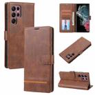 For Samsung Galaxy S23 Ultra 5G Classic Wallet Flip Leather Phone Case(Brown) - 1