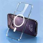 For iPhone 14 Plus Four Corner Clear Magsafe Phone Case(Transparent) - 1