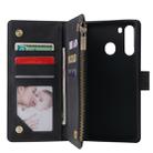 For Galaxy A21 Multifunctional Horizontal Flip Leather Case, with Card Slot & Holder & Zipper Wallet & Photo Frame(Black) - 6