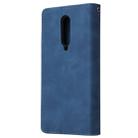 For OnePlus 8 Multifunctional Horizontal Flip Leather Case, with Card Slot & Holder & Zipper Wallet & Photo Frame(Blue) - 3