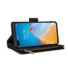 For Huawei P40 Multifunctional Horizontal Flip Leather Case, with Card Slot & Holder & Zipper Wallet & Photo Frame(Black) - 5