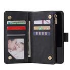 For Huawei P40 Multifunctional Horizontal Flip Leather Case, with Card Slot & Holder & Zipper Wallet & Photo Frame(Black) - 7