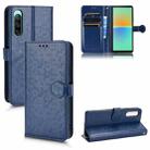 For Sony Xperia 10 IV Honeycomb Dot Texture Leather Phone Case(Blue) - 1