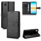 For Sony Xperia Ace III Honeycomb Dot Texture Leather Phone Case(Black) - 1