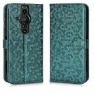 For Sony Xperia Pro-I Honeycomb Dot Texture Leather Phone Case(Green) - 2
