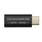 GE07 USB-C / Type-C Data Blocker Fast Charging Connector(Black) - 1