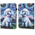 For iPad 10th Gen 10.9 2022 Coloured Drawing Stitching Smart Leather Tablet Case(Dog) - 1