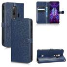 For ZTE nubia Red Magic 7 Honeycomb Dot Texture Leather Phone Case(Blue) - 1