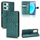 For OnePlus Nord CE 2 Lite 5G / Realme 9 Pro Honeycomb Dot Texture Leather Phone Case(Green) - 1