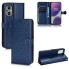 For OnePlus Nord N20 5G Honeycomb Dot Texture Leather Phone Case(Blue) - 1