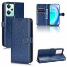 For OnePlus Nord CE 2 5G Honeycomb Dot Texture Leather Phone Case(Blue) - 1