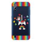 For Galaxy A01 Shockproof Painted Transparent TPU Protective Case(Trojan Horse) - 1