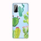 For Galaxy A41 Shockproof Painted Transparent TPU Protective Case(Cactus) - 1