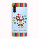 For Galaxy A90 5G Shockproof Painted Transparent TPU Protective Case(Trojan Horse) - 1