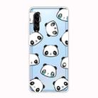 For Galaxy A90 5G Shockproof Painted Transparent TPU Protective Case(Emoji Bear) - 1