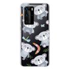 For Huawei P40 Shockproof Painted Transparent TPU Protective Case(Koala) - 1