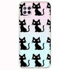 For Huawei P40 Lite Shockproof Painted Transparent TPU Protective Case(Black Cats) - 1