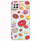 For Huawei P40 Lite Shockproof Painted Transparent TPU Protective Case(Donuts) - 1