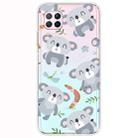 For Huawei P40 Lite Shockproof Painted Transparent TPU Protective Case(Koala) - 1