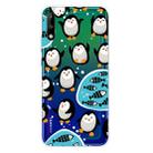 For Huawei Enjoy 10 Shockproof Painted Transparent TPU Protective Case(Penguin) - 1