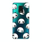 For Xiaomi Redmi Note 9S Shockproof Painted Transparent TPU Protective Case(Emoji Bear) - 1