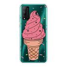 For Huawei Honor Play 4T Pro Shockproof Painted Transparent TPU Protective Case(Ice Cream) - 1