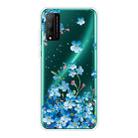 For Huawei Honor Play 4T Pro Shockproof Painted Transparent TPU Protective Case(Star Flower) - 1