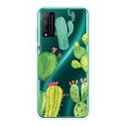 For Huawei Honor Play 4T Pro Shockproof Painted Transparent TPU Protective Case(Cactus) - 1