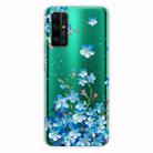 For Huawei Honor 30S Shockproof Painted Transparent TPU Protective Case(Star Flower) - 1