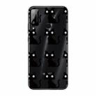 For Huawei Honor Play 4T Shockproof Painted Transparent TPU Protective Case(Black Cats) - 1
