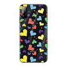 For Huawei Honor Play 4T Shockproof Painted Transparent TPU Protective Case(Hearts) - 1