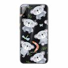 For Huawei Honor Play 4T Shockproof Painted Transparent TPU Protective Case(Koala) - 1