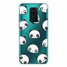 For Xiaomi Redmi Note 9 Shockproof Painted Transparent TPU Protective Case(Emoji Bear) - 1