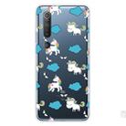 For Xiaomi Mi 10 5G Shockproof Painted Transparent TPU Protective Case(Clound Horse) - 1