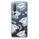 For Xiaomi Mi 10 5G Shockproof Painted Transparent TPU Protective Case(Koala) - 1