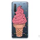 For Xiaomi Mi 10 Pro 5G Shockproof Painted Transparent TPU Protective Case(Ice Cream) - 1