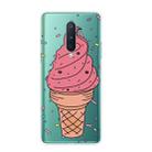 For OnePlus 8 Shockproof Painted Transparent TPU Protective Case(Ice Cream) - 1