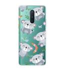 For OnePlus 8 Shockproof Painted Transparent TPU Protective Case(Koala) - 1