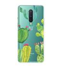 For OnePlus 8 Shockproof Painted Transparent TPU Protective Case(Cactus) - 1