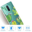 For OnePlus 8 Shockproof Painted Transparent TPU Protective Case(Cactus) - 5