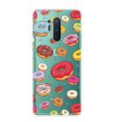 For OnePlus 8 Pro Shockproof Painted Transparent TPU Protective Case(Donuts) - 1
