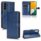 For Samsung Galaxy A13 5G Honeycomb Dot Texture Leather Phone Case(Blue) - 1