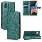 For Samsung Galaxy Xcover 6 Pro Honeycomb Dot Texture Leather Phone Case(Green) - 1