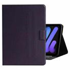 For iPad 10th Gen 10.9 2022 Pure Color Smart Leather Tablet Case(Purple) - 1