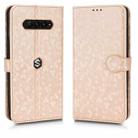 For Xiaomi Black Shark 4 / 4 Pro Honeycomb Dot Texture Leather Phone Case(Gold) - 2