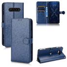 For Xiaomi Black Shark 4 / 4 Pro Honeycomb Dot Texture Leather Phone Case(Blue) - 1
