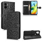 For Xiaomi Redmi A1+ 4G Honeycomb Dot Texture Leather Phone Case(Black) - 1